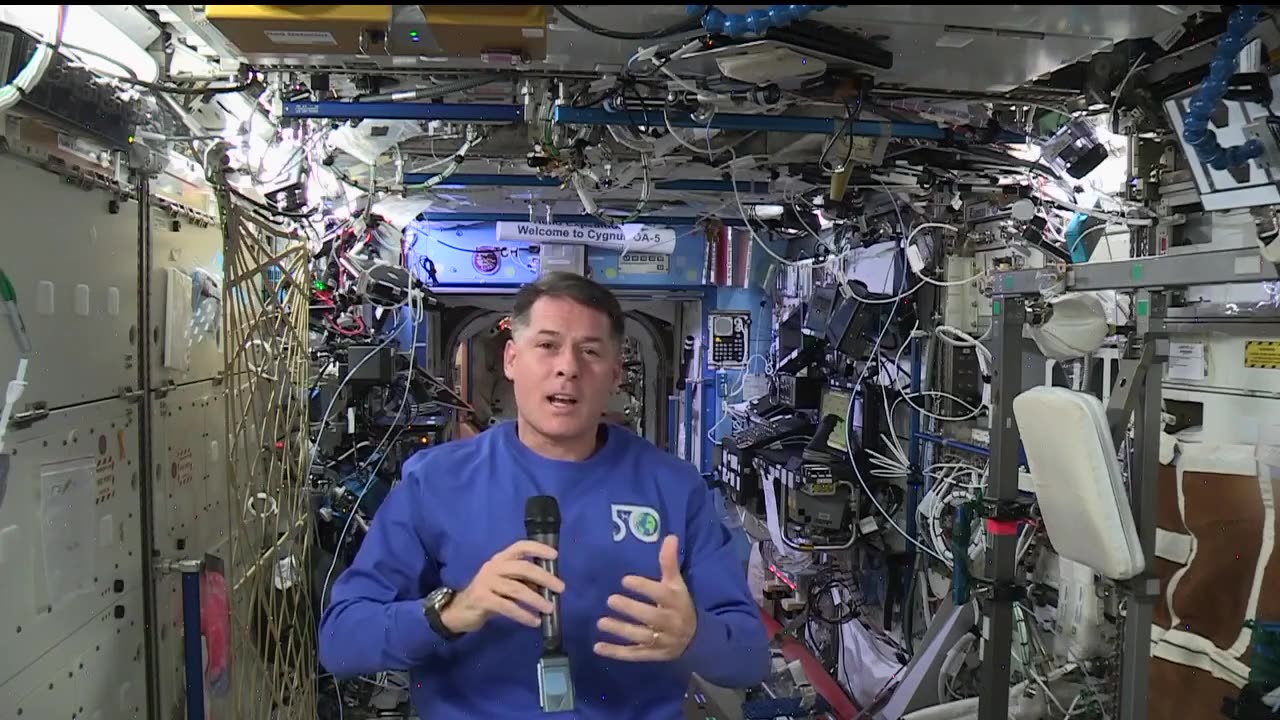 Space Station Commander Discusses Life in Space with Massachusetts Students