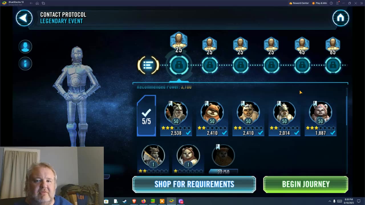 Star Wars Galaxy of Heroes F2P Day 106