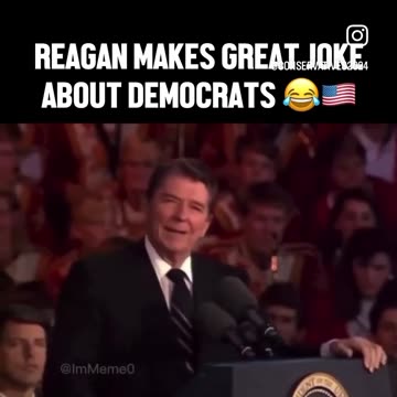 Gotta love a good Reagan joke 😆