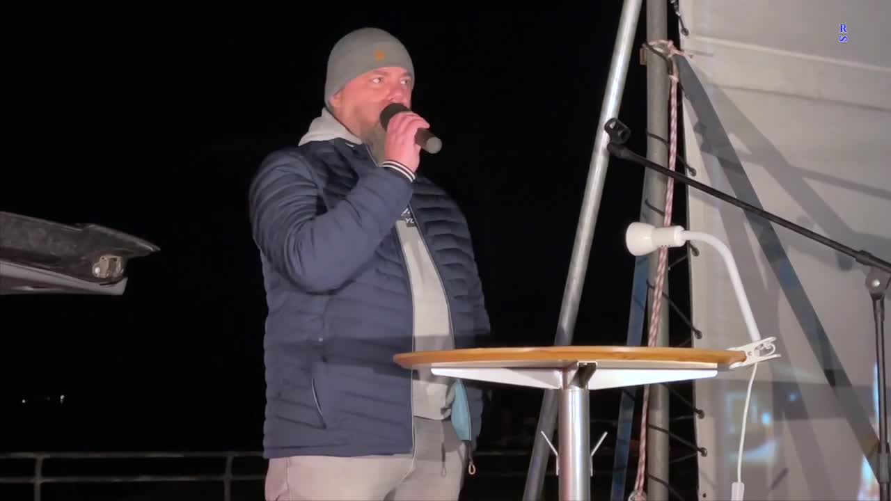 Wolgast: Redebeitrag von Sebastian am 08-02-2022