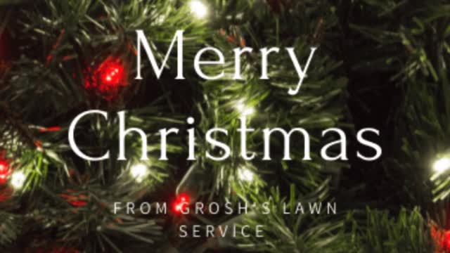 Grosh's Grass Gazette December 2021 Video E Newsletter