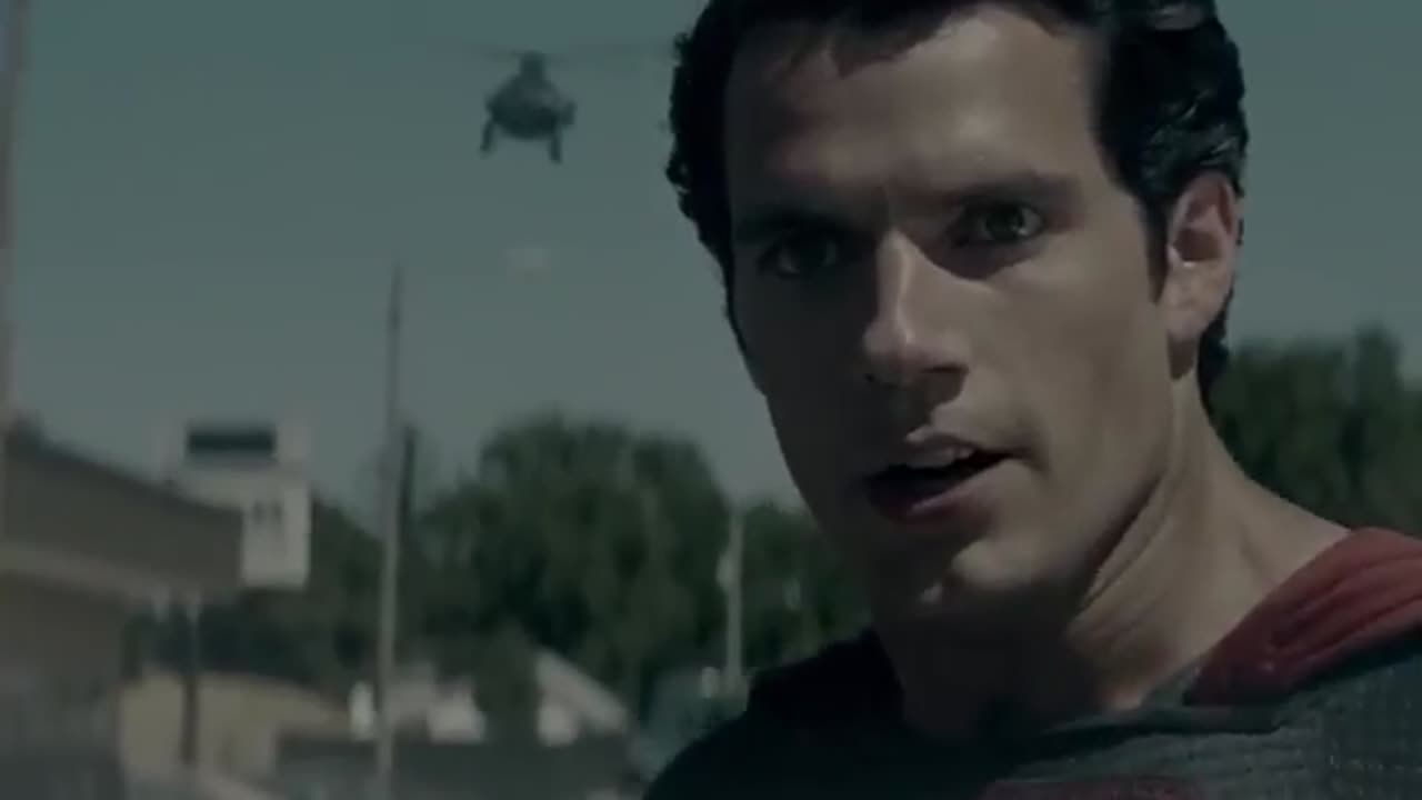 Man of steel fight scene