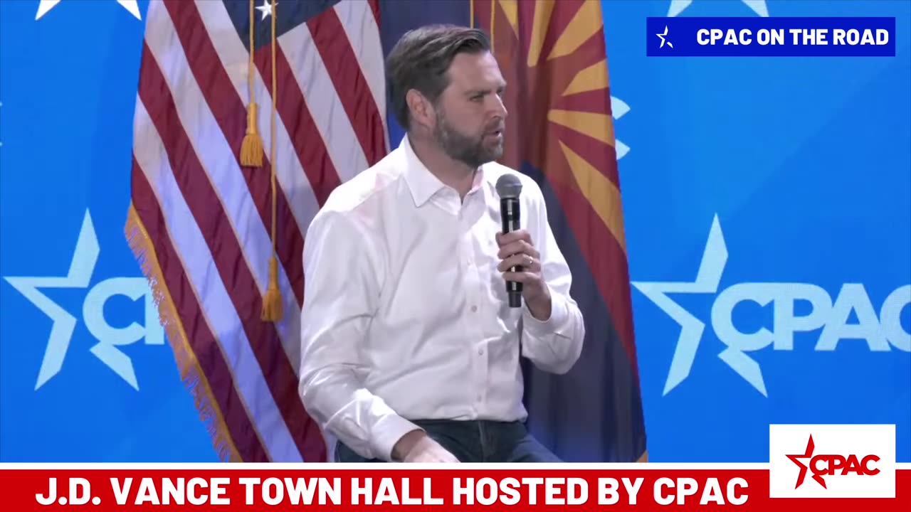 Town Hall with Senator J.D. Vance hosted by CPAC in Mesa, Arizona