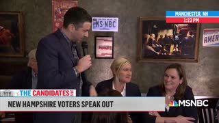 New Hampshire voter calls out MSNBC over Sanders