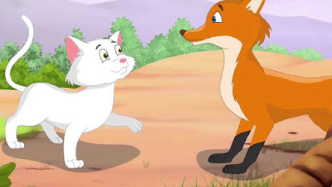 The fox and the cat