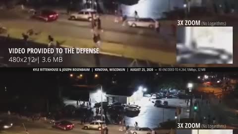 Side by Side Comparison Of Videos Provided To Prosecution And Defense In Kyle Rittenhouse Trial