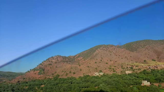 Beautiful view of the mountains in Morocco