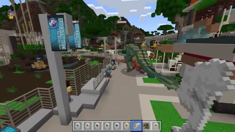 Jurassic World Minecraft DLC Ep.5 - INDORAPTOR vs INDOMINUS REX!