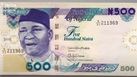 NIGERIAN CURRENCY NOTE CAN SPEAK