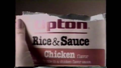 Lipton Rice and Sauce Commercial (1990)