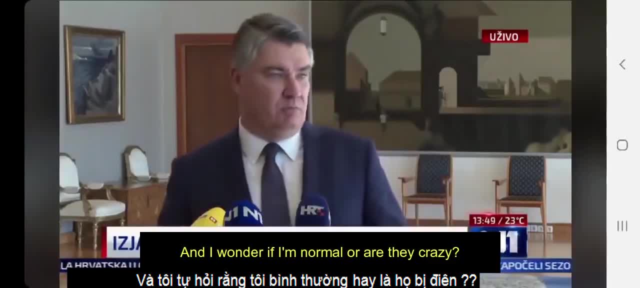 Vietcc _President of Croatia- We will not be vaccinated anymore
