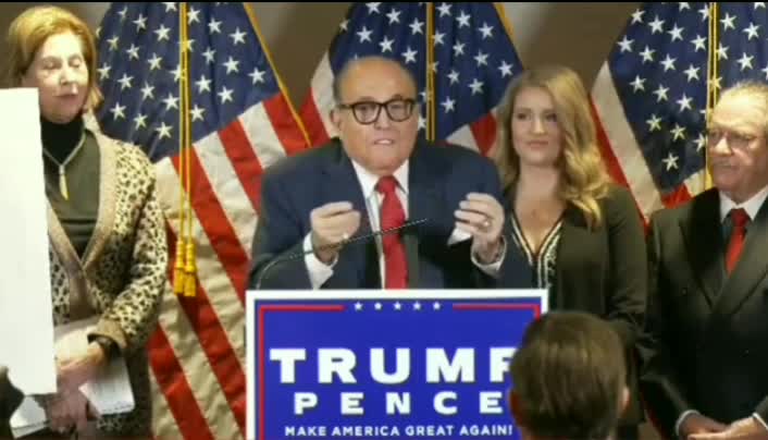 Guiliani on 60 Signed Affidavits - Trump Press Conference 11/19/2020