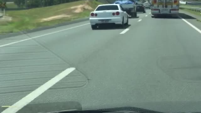 Crazy Driver On The Khan Motorway