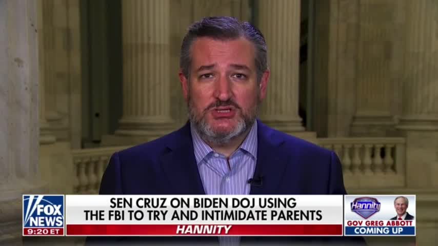 Sen Cruz RIPS "Authoritarian, Jackbooted Thug" Dem Use of FBI on Parents