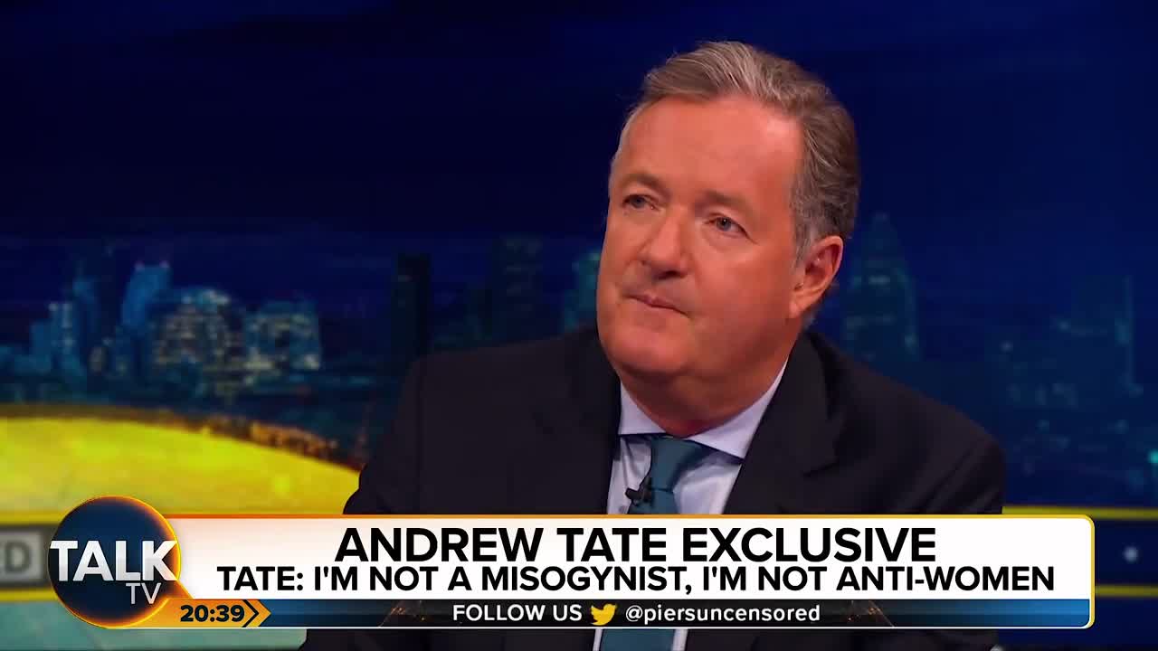 Piers Morgan Attempts to ROAST Andrew Tate Live on Television - Uncensored