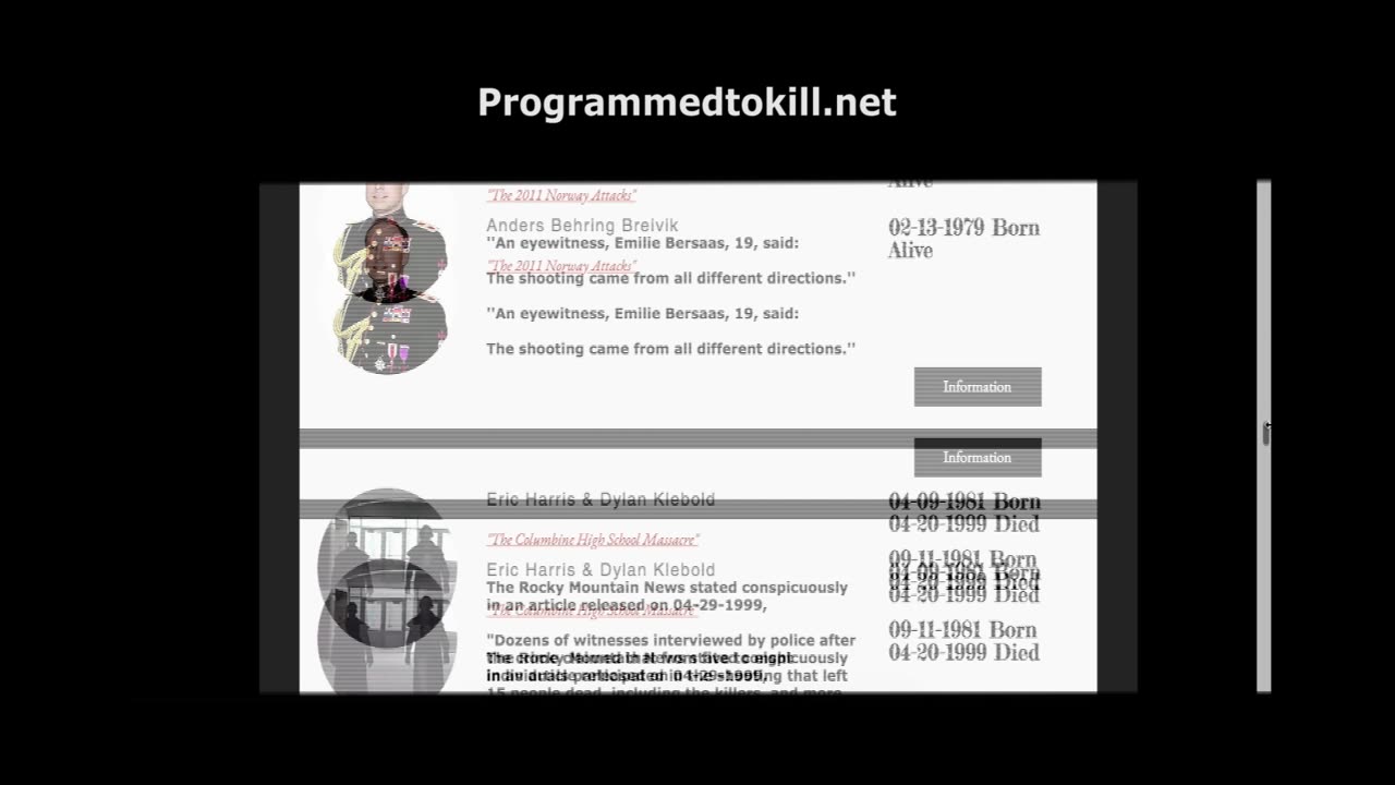 Programmed To Kill/Satanic Cover-Up Part 145 (Donation)