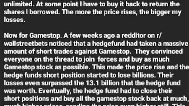 GameStop Market Warfare