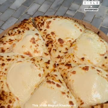 Megruli khacapuri is like ultimate cheese feast pizza