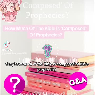 2.10.24 Saturday TMWA Podcast How Much Of The Bible Is 'Composed' Of Prophecies?