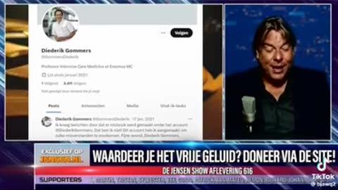Jensen - 'Kuipers, Gommers en v. Dissel verwijderen hun tweets op X'. Is Jensen Osterhaus vergeten?