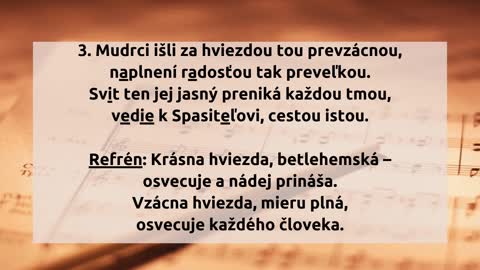 Nad Betlemom hviezda