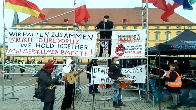 Osnabrück Demo - der Anfang : Reden und Musik, Eindrücke