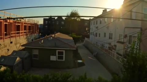 Guys makes a song from his neighbor's car alarm