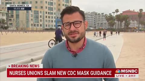 Man on Bike Crashes Hard During Live MSNBC Reporting