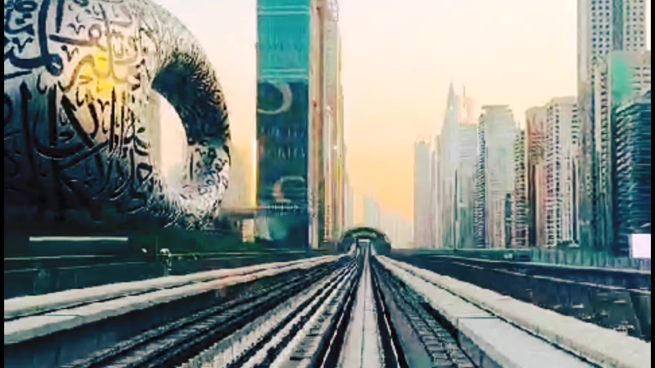 Dubai metro latest views 2023 | dubai life style | dubai metro #Dubai #reels #dubailife