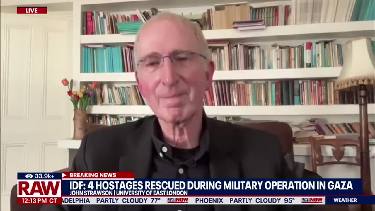 Hostages rescued_ New aerial video shows aftermath of Gaza operation _ LiveNOW from FOX