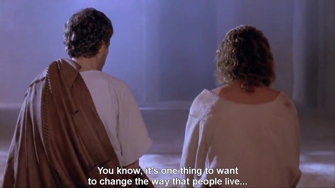 The Last Temptation Of Christ (Martin Scorsese, 1988) - We don't want things changed!