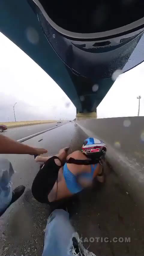 Woman Smacked By Runaway Tire