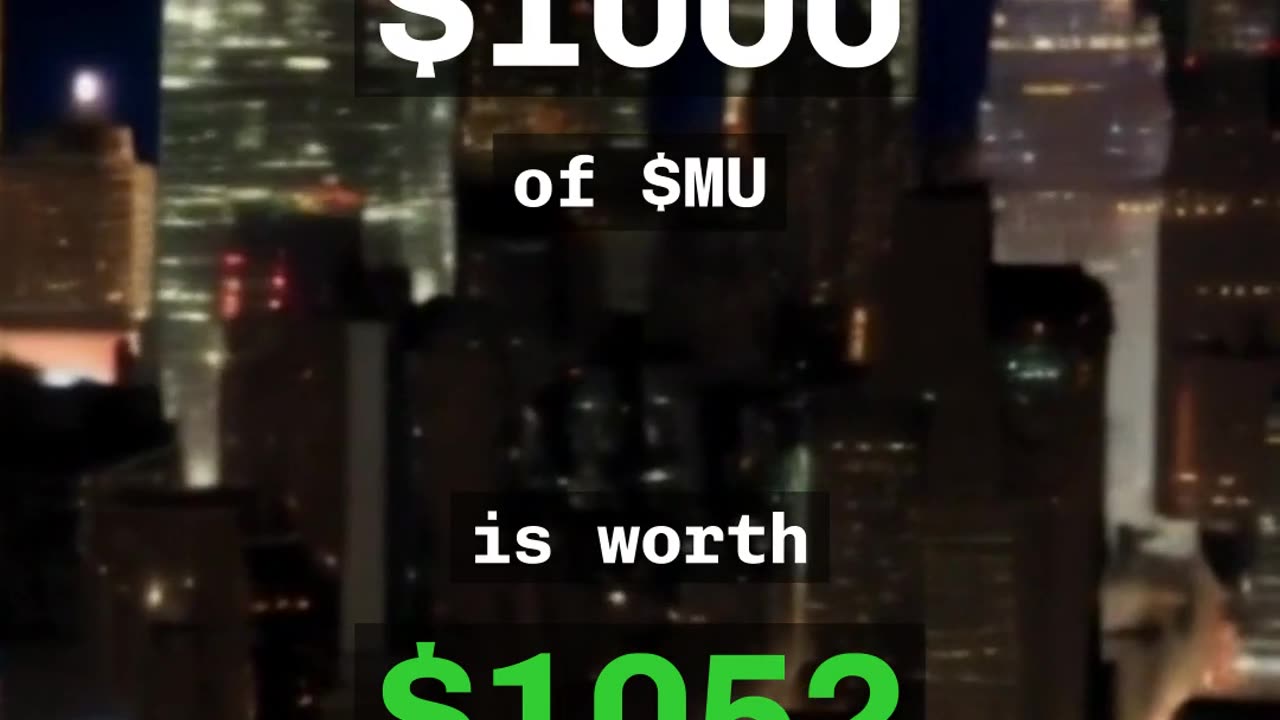 🚨 $MU 🚨 Why is $MU trending today? 🤔
