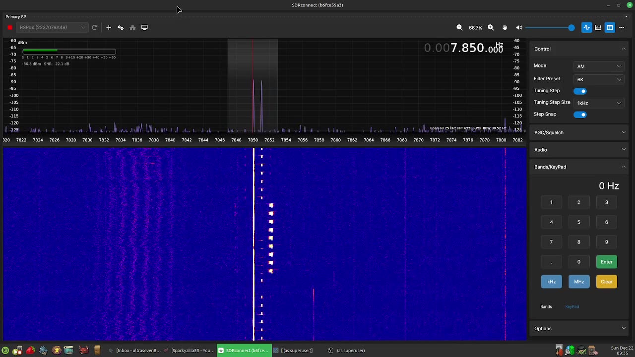 Checking Out CHU and WWV's Signal on Various Frequencies