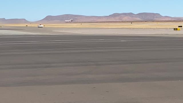 Leerjet Taking off on a Gorgeous day in NM