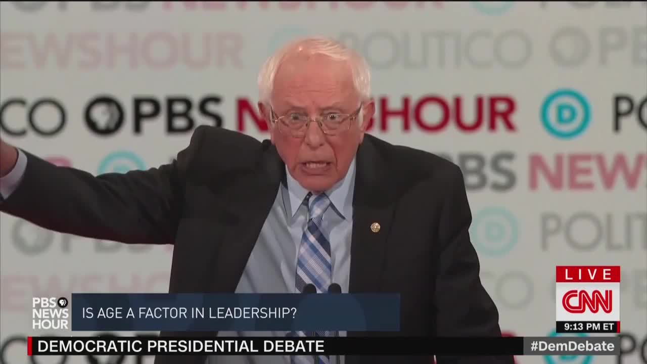 Bernie Sanders fails with really bad "I'm white as well" joke