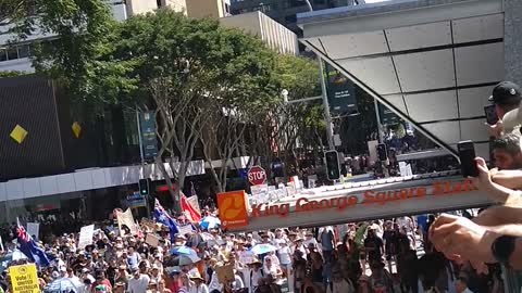 Brisbane Rally Against Appartheid 20 Nov 21