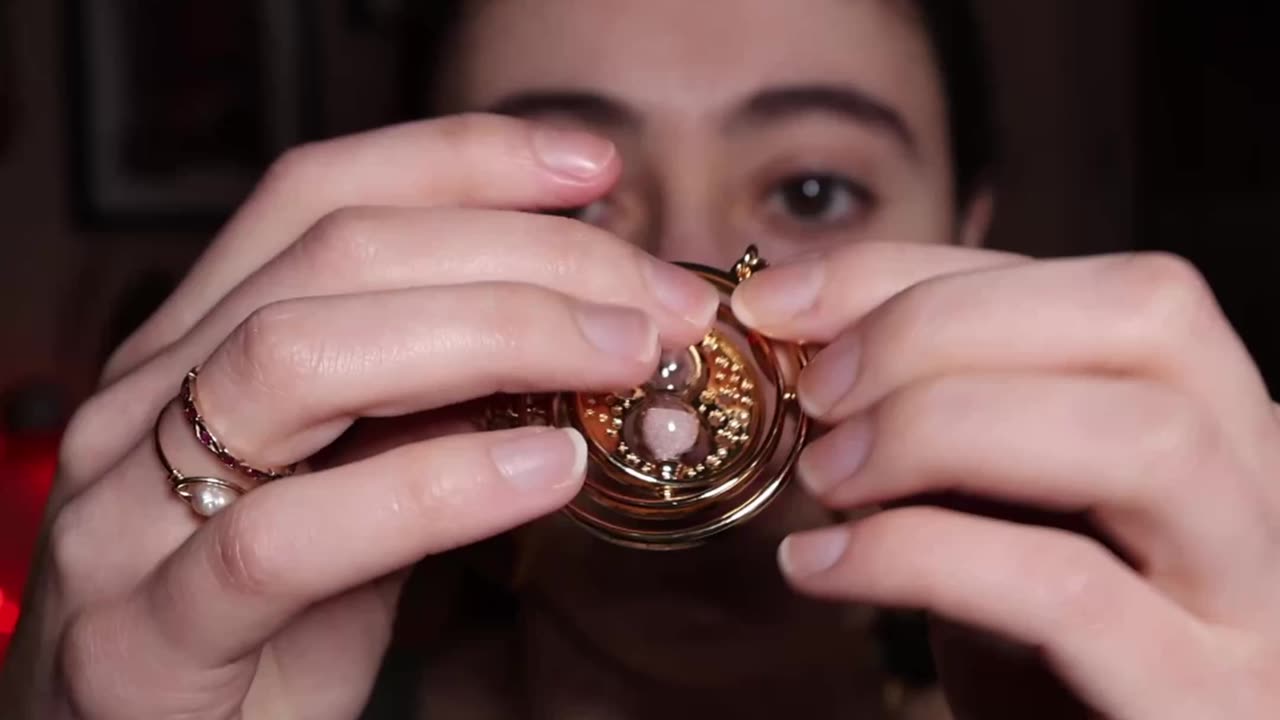 I Accidentally Filmed My Noble Collection Time Turner Review On Mute #timeturner #harrypotter