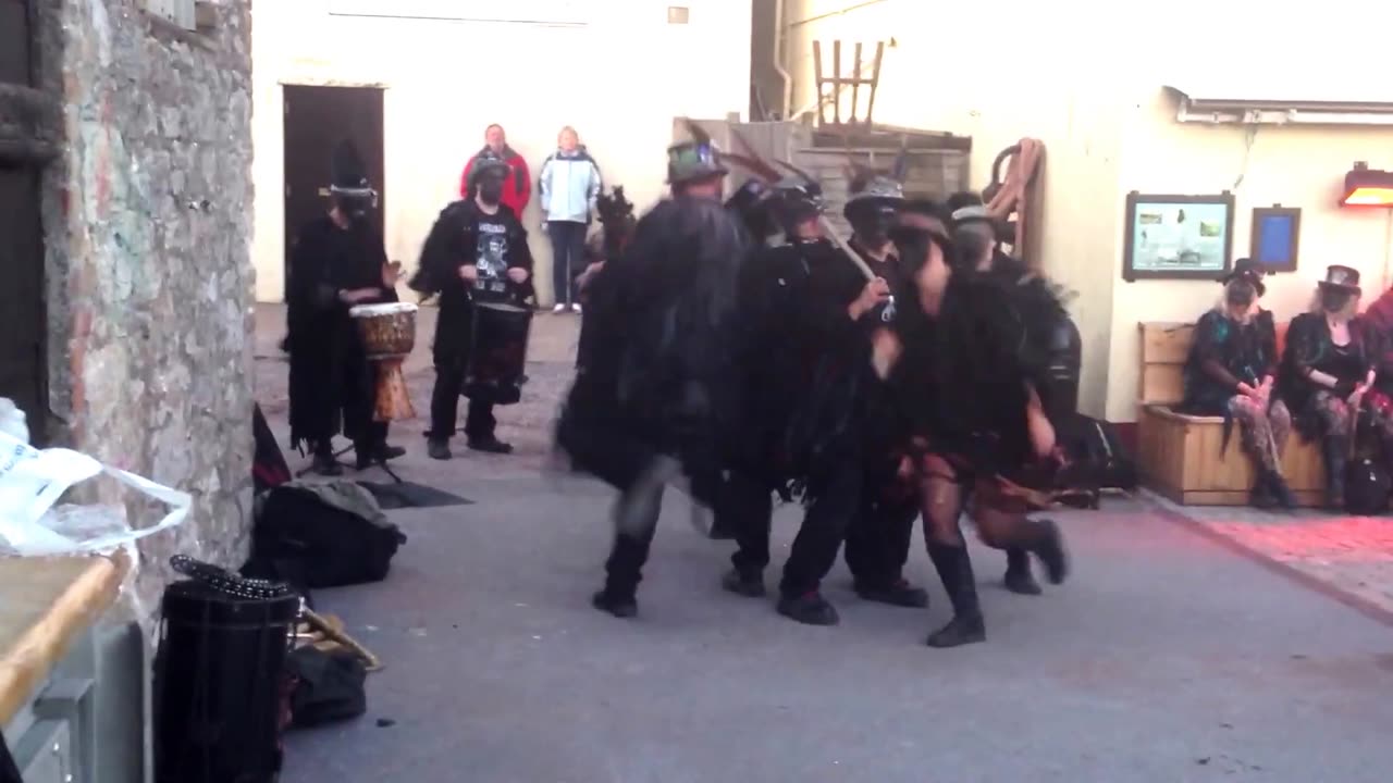 Beltane Border Morris - Jolly Roger - Ship Inn, Teignmouth - 13 June 2013