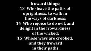 Proverbs 2 King James version