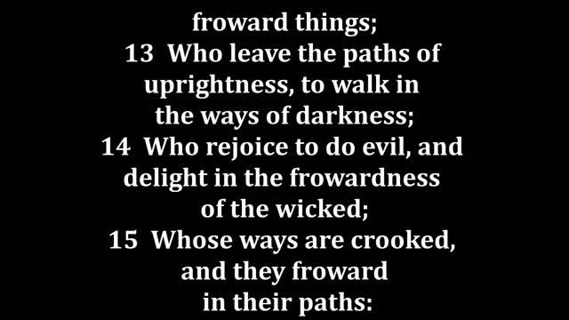 Proverbs 2 King James version