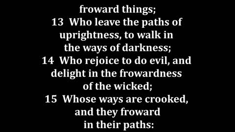 Proverbs 2 King James version