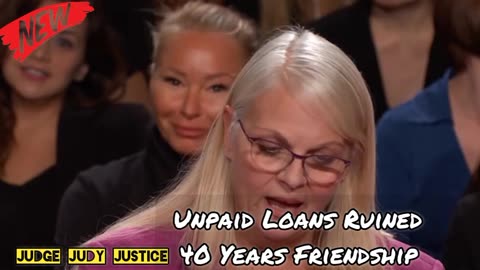 Unpaid Loans Ruined 40 Years Friendship | Judge Judy Justice