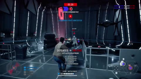 SWBF2: Instant Action Mission (Attack) Resistance Starkiller Base Gameplay