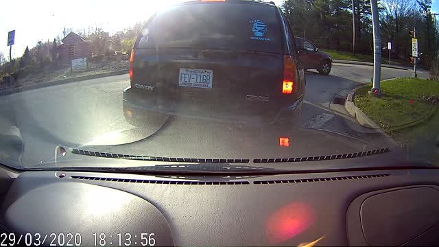 Two Accidents in a Single Roundabout