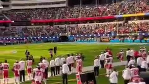 National anthem before chargers vs chiefs match