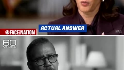 Remember Kamalas word salad answer about Israel on 60 Minutes