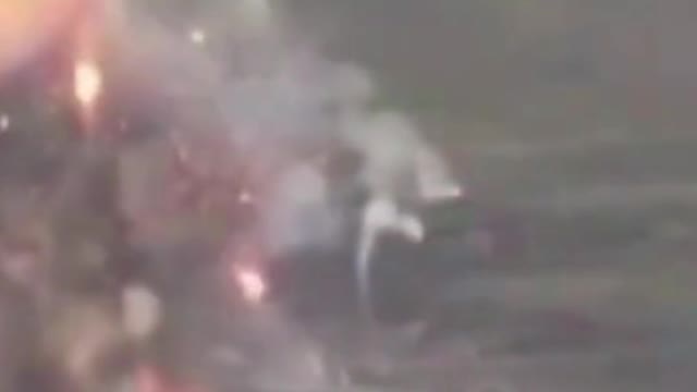 Drone Footage Of Bombing In The Ukraine-Russia War