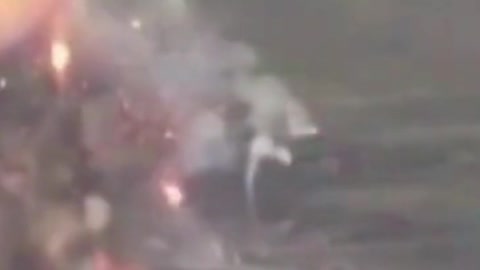 Drone Footage Of Bombing In The Ukraine-Russia War