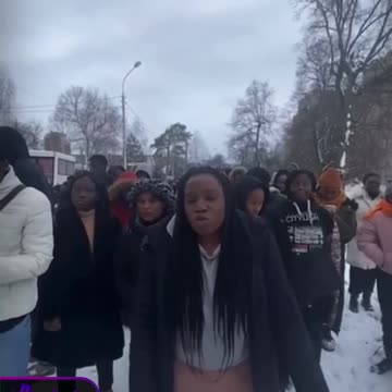 Africans from Ukraine want to go home. But Selenski locks them up, as he does all the men in the